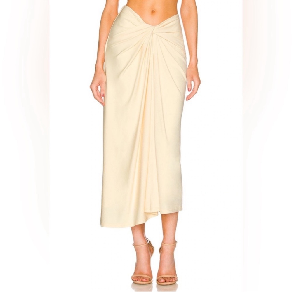 Elegant significant other Liana Maxi Skirt in Butter Yellow